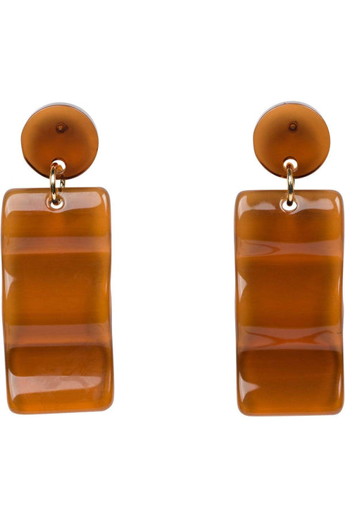 Cocoa Retro Resin Earrings